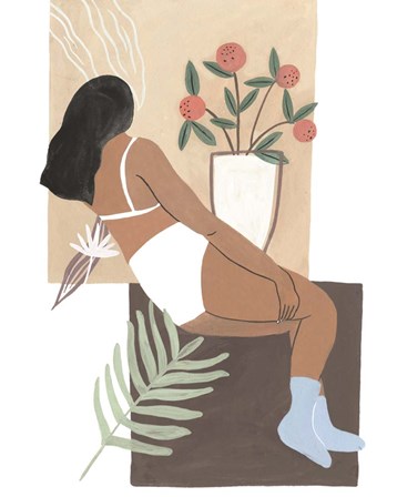 Lying Woman III by Melissa Wang art print