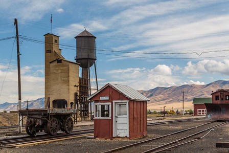Detail Of Historic Railroad Station, Nevada by Jaynes Gallery / Danita Delimont art print