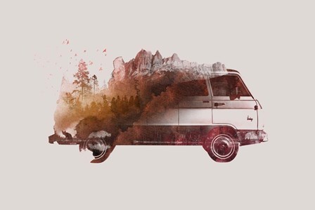 Drive Me Back Home No. 1 by Robert Farkas art print