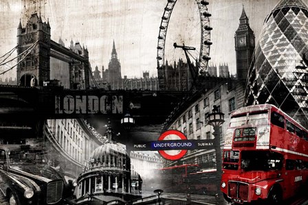 London by GraphINC art print