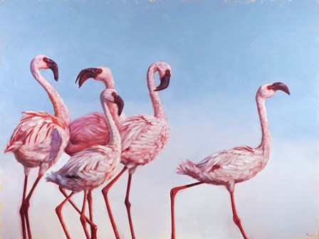 Pink Ladies by Lucia Heffernan art print