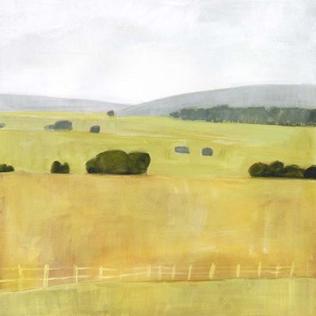 Soft Fieldscape I by Victoria Borges art print