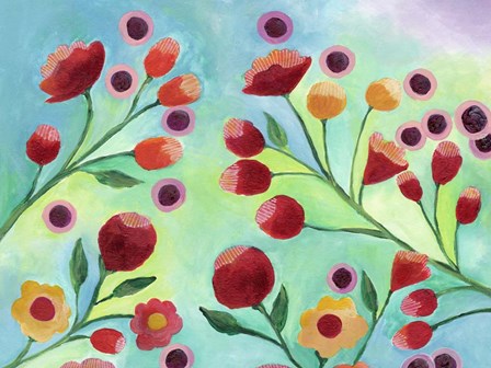 Jambalaya Floral III by Regina Moore art print