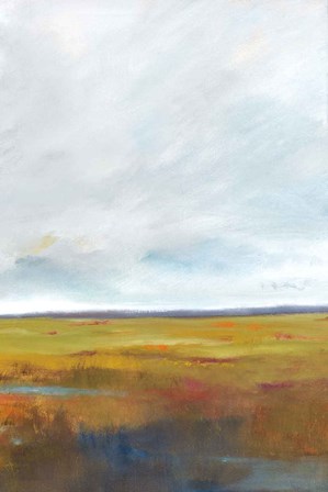 Sunset Over The Marsh III by Victoria Jackson art print