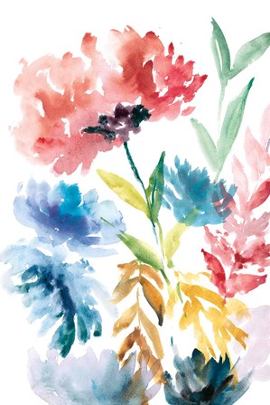Lush Floral I by Rebecca Meyers art print