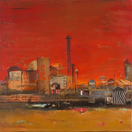 Crazy City I by Patricia Pinto art print