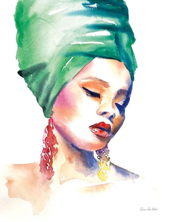 Woman in Green by Aimee Del Valle art print