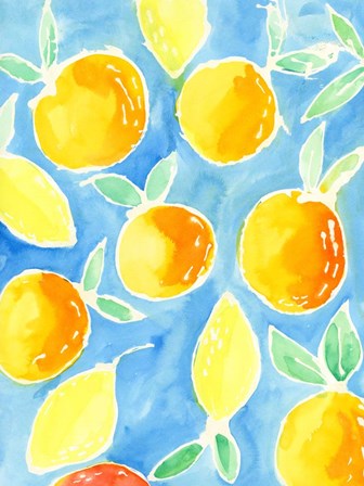 Summer Citrus I by Regina Moore art print