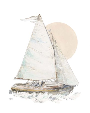 Quiet Sailboat by Patricia Pinto art print