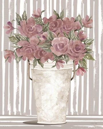 Pink Posies I by Cindy Jacobs art print