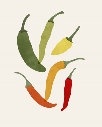 Organic Veg X by Victoria Barnes art print