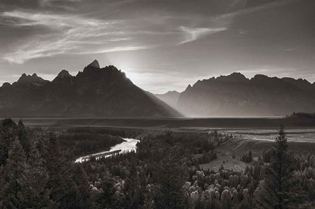 Snake River Overlook Grant Teton National Park by Alan Majchrowicz art print