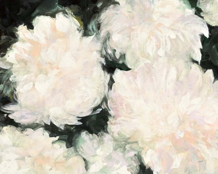 Blushing Summer I on Black by Julia Purinton art print