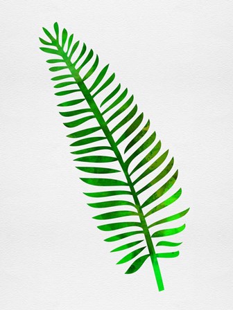 Lonely Tropical Leaf II by Jasmine Woods art print