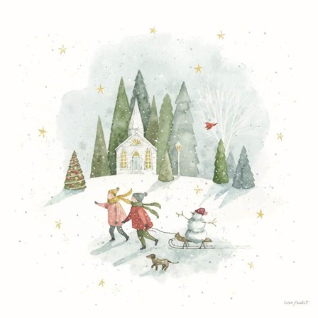 Magical Winterland IV by Lisa Audit art print