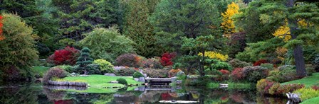 Asticou Azalea Gardens Northwest Harbor by Panoramic Images art print