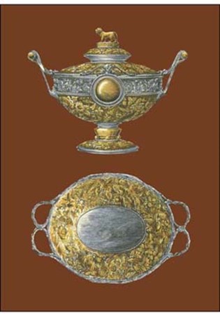 Silver Serving Pieces I art print