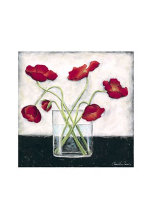 Printed Modern Poppies I by Chariklia Zarris art print