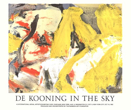 In the Sky by Willem De kooning art print