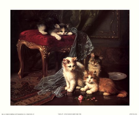 Owns Up by Leon Charles huber art print