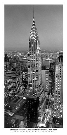 Chrysler Building by Henri Silberman art print