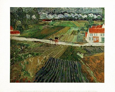 Paysage d&#39;Auvers apres la Pluie by Vincent Van Gogh art print