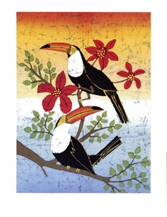 Two Tucans by Paolo Mendes art print