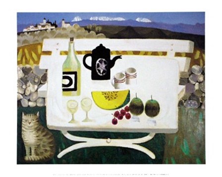 Lunch in the Luberon by Mary Fedden art print