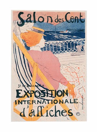 Salon des Cent by Henri de Toulouse-Lautrec art print