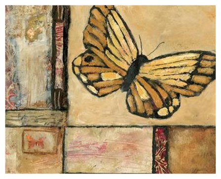 Butterfly In Yellow by Judi Bagnato art print