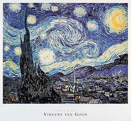 Starry Night by Vincent Van Gogh art print