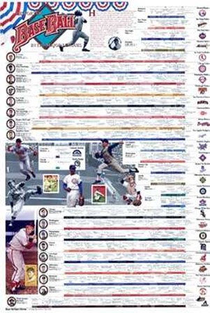 History of Baseball by Vanguard art print