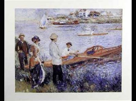 Oarsmen At Chateau by Pierre-Auguste Renoir art print