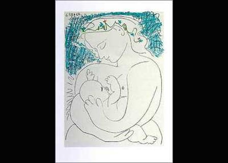 Motherhood by Pablo Picasso art print