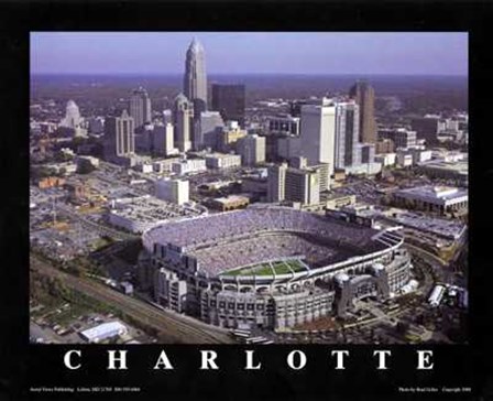 Charlotte, North Carolina - Panthers At by Brad Geller art print