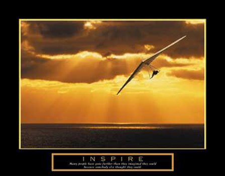 Inspire - Hang Glider art print