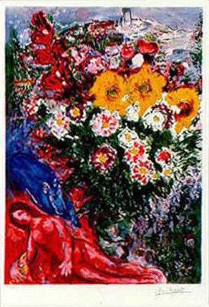 Soucis by Marc Chagall art print