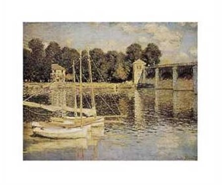 Bridge At Argenteuil by Claude Monet art print