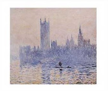 Houses of Parliament by Claude Monet art print