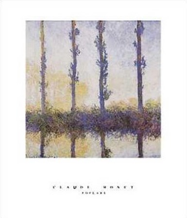 Poplars by Claude Monet art print