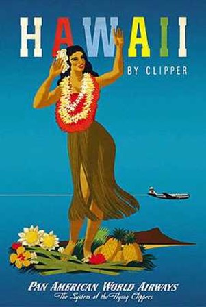 Hawaii By Clipper by John Atherton art print