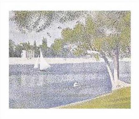 Banks of Seine by Georges Seurat art print