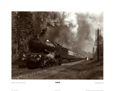 Nrm-King Richard I-Great Western Railway by E. Treacy art print