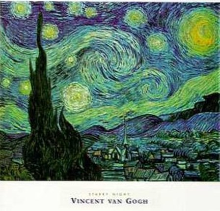 Starry Night by Vincent Van Gogh art print