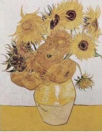 Sunflowers II (Yellow) by Vincent Van Gogh art print