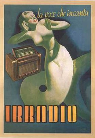 Irradio by Boccasile art print