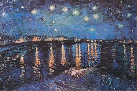 Starlight Over The Rhone by Vincent Van Gogh art print