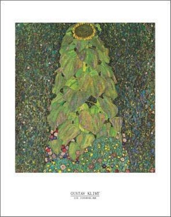 Die Sonnenblume by Gustav Klimt art print