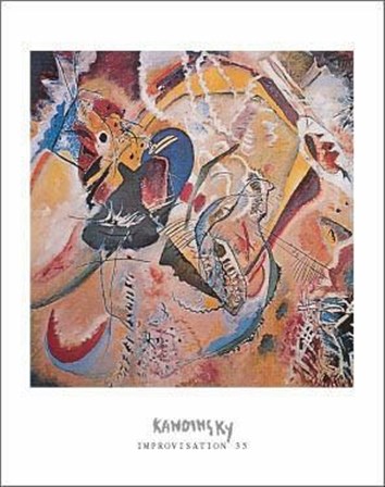 Improvisation 35 by Wassily Kandinsky art print