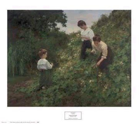 Flower Girls by Herman Seeger art print